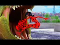 Miraculous Ladybug eaten by T-rex
