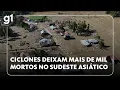 Lagu Jornal Hoje: Sequência de ciclones tropicais e deixa mais de mil mortos no Sudeste Asiático