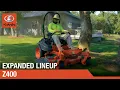 Kubota Z400 Series Zero-Turn Mowers Ultimate Comfort Precision Power