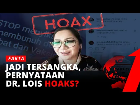 [FULL] Jadi Tersangka, Pernyataan dr. Lois Hoaks? | Fakta tvOne