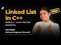 Linked List Tutorial in C - Module 2 Medium Level Coding Problems Data Structures SCALER