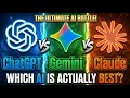 ChatGPT vs Gemini vs Claude Which AI Is ACTUALLY Best I Tested ChatGPT Gemini Claude on 10 Tasks