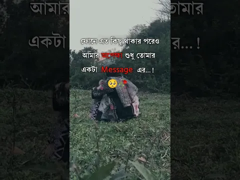 ফোনের হাজারটা নোটিফিকেশনের মাঝেও শুধু তোমার অপেক্ষা... 💔