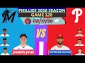 Philadelphia Phillies vs Miami Marlins LIVE 3D Mode Radio-Style Play-by-Play