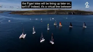 Start (English) of stage 2 of the 54th edition of La Solitaire du Figaro Paprec Ireland-France