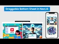 How to Build Draggable Bottom Sheet in Next js