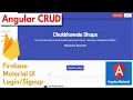Angular Material CRUD Complete Project Tutorial with Firebase - Build a Shop CRUD App