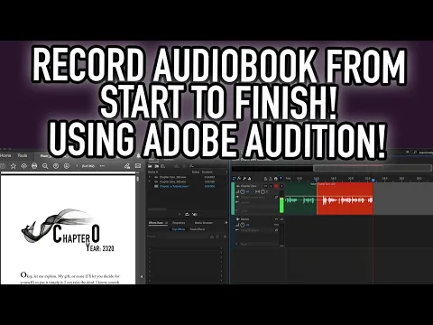Download MP3 How To Record, Edit and Export Your Audiobook in Adobe Audition For ACX and Findaway Voices!