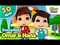 Download Lagu Kumpulan Lagu Anak Islami Omar \u0026 Hana | 🎶🎵 Alhamdulillah, InsyaAllah, Bismillah 🥰😍🤩
