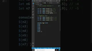 JavaScript Math round method - JavaScript Tutorial for Beginners