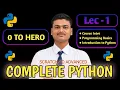 Python Full Course Lecture 1 Complete Python Course for Beginners to Advanced 2026 Code Neuron