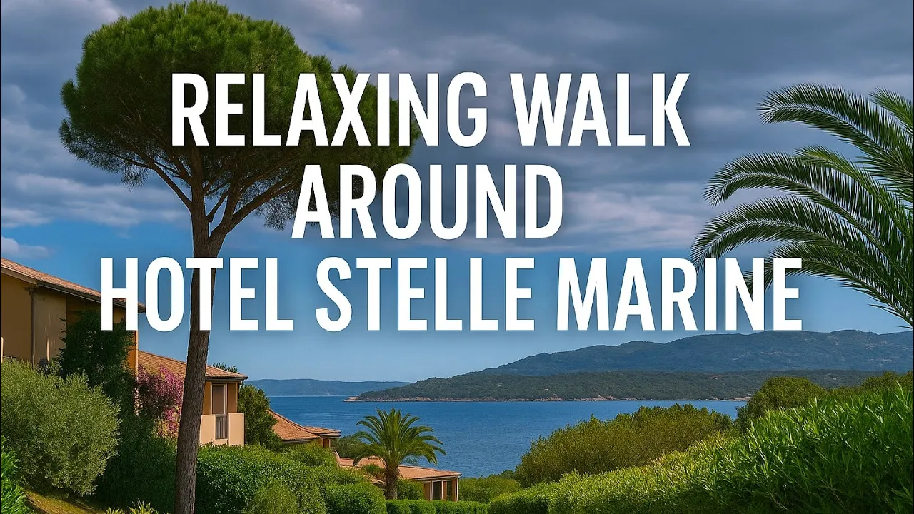 Relaxing walk around Hotel Stelle Marine | Cannigione, Sardinia 🇮🇹