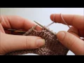RT Right Twist Knitting Stitch Tutorial