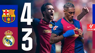 FC BARCELONA 4 vs 3 REAL MADRID EL CLASICO LALIGA MD35