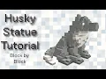Minecraft How to Build a Wolf Statue