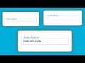 Floating Label Effect with HTML CSS Placeholder Moves on Focus Placeholder Transition Effect