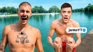 UČIM JANKA SALTO U RIJEKU *polomio se*