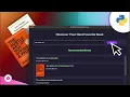 Build a Python Book Recommender App with Tkinter Step-by-Step GUI Tutorial