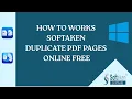 Duplicate PDF Pages Online Free Copy PDF Pages Instantly with Softaken