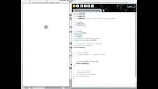 processing - bouncing ball vertically