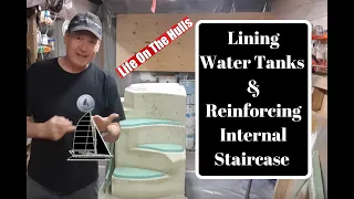 Ep086 Lining Fresh Water Tanks and Reinforcing Companionway – Life On The Hulls – 40ft Catamaran