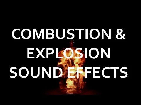 Stunning sounds of combustion, explosions, chemical reactions & fire sound effects
