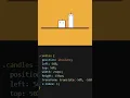 Simple CSS Candle Flame Animation Tutorial