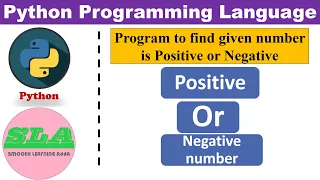 program to find given number is positive or negative by using if else statement python tutorials