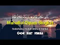 Download Lagu Mahallul Qiyam Singkat Maulid Diba' | Cocok untuk pemula
