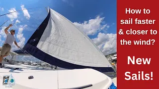 HOW TO SAIL FASTER AND CLOSER TO THE WIND?  #NEWSAILS !