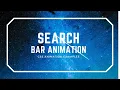 Animated Search Bar Using Only HTML and CSS No JavaScript