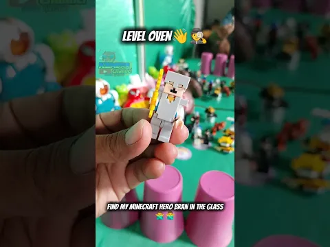 looking for minecraft in a glass 🤷‍♂️ #minicraft #funny