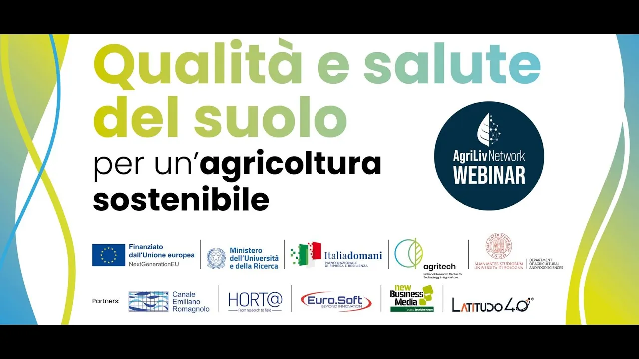 Webinar: “Qualità e salute del suolo per un’agricoltura sostenibile”