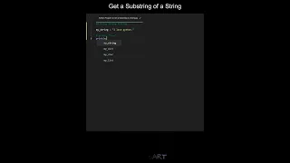 Get a Substring of a String in Python Python Examples Python Coding Tutorial Python Interview
