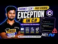 Dotnet C Free Course 2026 Ep 38 C Exception Handling in Tamil