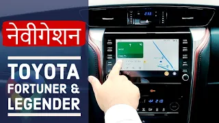 How to use Google Maps in Toyota Fortuner Legender 2025 Navigation in Fortuner Android Auto