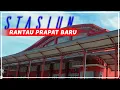 STASIUN RANTAU PRAPAT BARU || Progress Jalur Baru KA Trans Sumatera Rantau Prapat - Kotapinang 2021