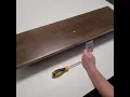 How to make a hinge adjustment on a Tactical Trap shelf