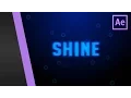 Create a Shine Effect No Plugins - Adobe After Effects CC 2017