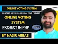 Online Voting System in PHP - Online Voting System With Admin and User Module Complete Project in PHP
