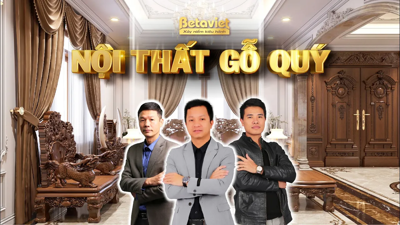 KTS phân tích thiết kế biệt thự tân cổ điển với nội thất gỗ quý