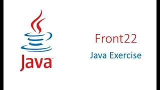 Front22 Java Exercise CodingBat com