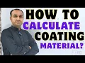 Calculate Tablet Coating Material