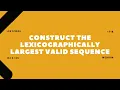 1718 Construct the Lexicographically Largest Valid Sequence 25 LeetCode Daily Challenge
