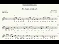 Lagu Jingle Bells yan flüt eşlikli notaları