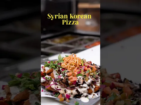 The most unexpected pizza ever! #MadeInAmerica #FusionFood #NYCEats #ImmigrantFood #FalafelPizza
