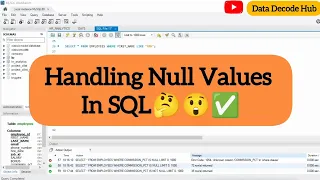 Learn How to Handle Null values in MySQL