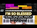 I m So Blessed - MainStage patch keyboard cover