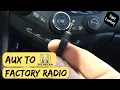 How to add an AUX to factory 2003-2007 Honda Accord radio 7th gen
