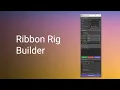 Ribbon rig builder maya script